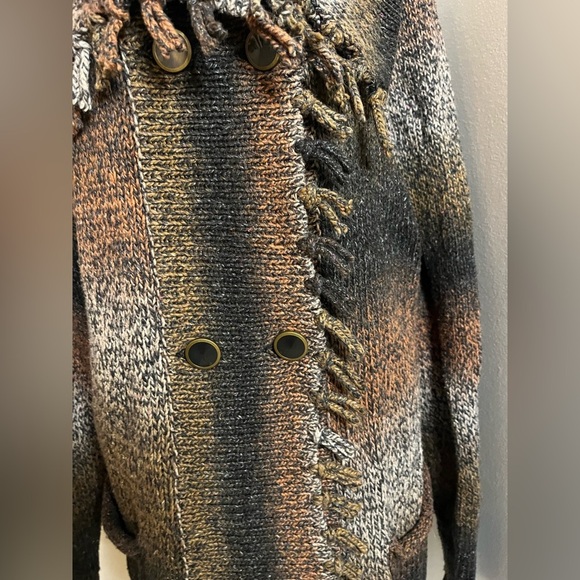 CAbi Ombre colorful  Knit Sweater Jacket - XL - Picture 7 of 9